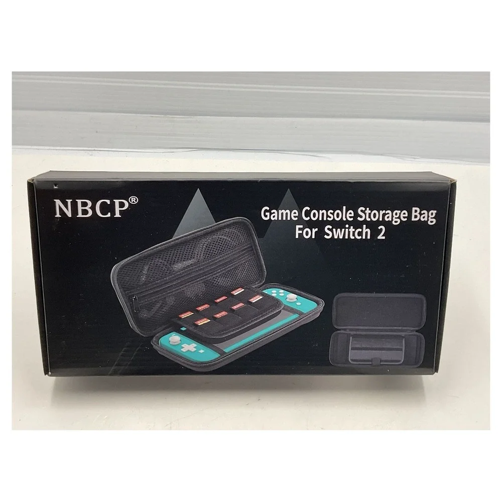NBCP Hard Shell Storage Bag for Nintendo Switch 2 Travel Case Black